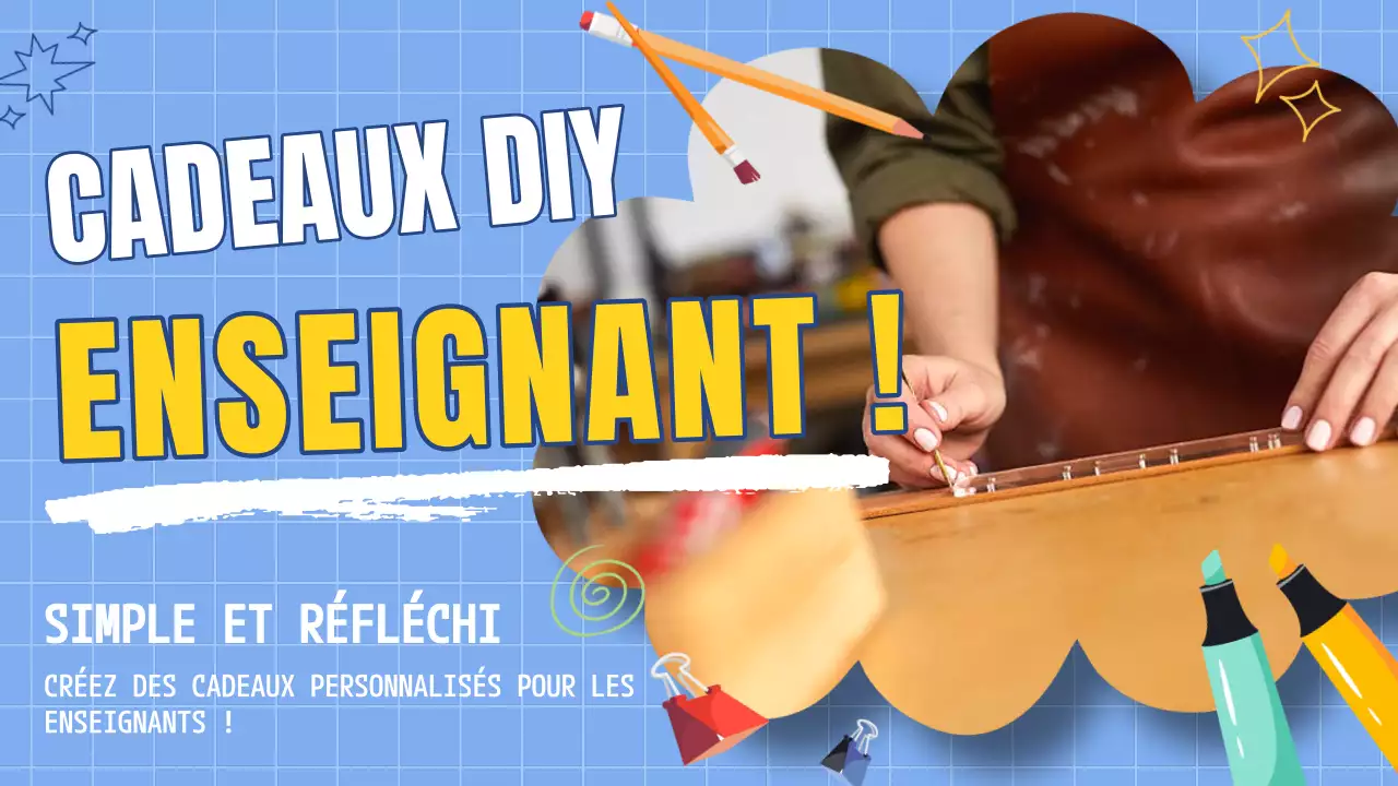 Guide du bricolage bleu et jaune pour les enseignants