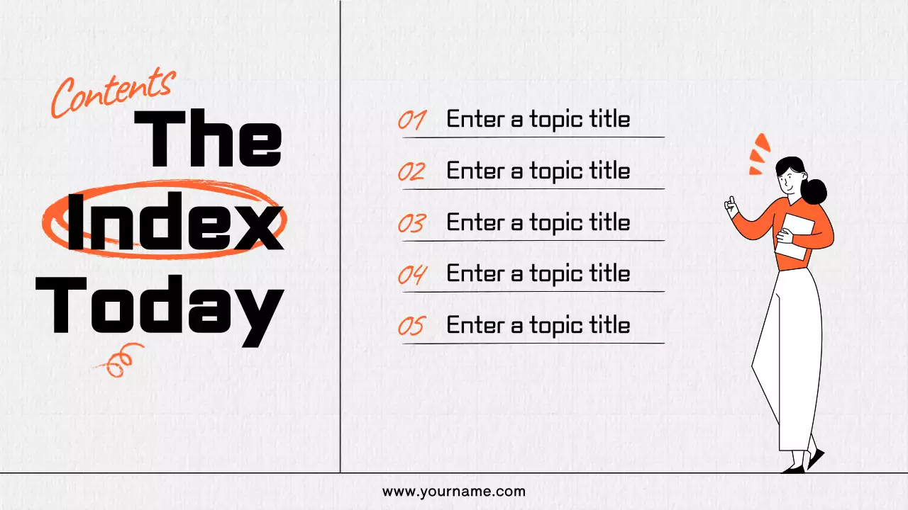 Orange Simple Note-Taking Guide Presentation