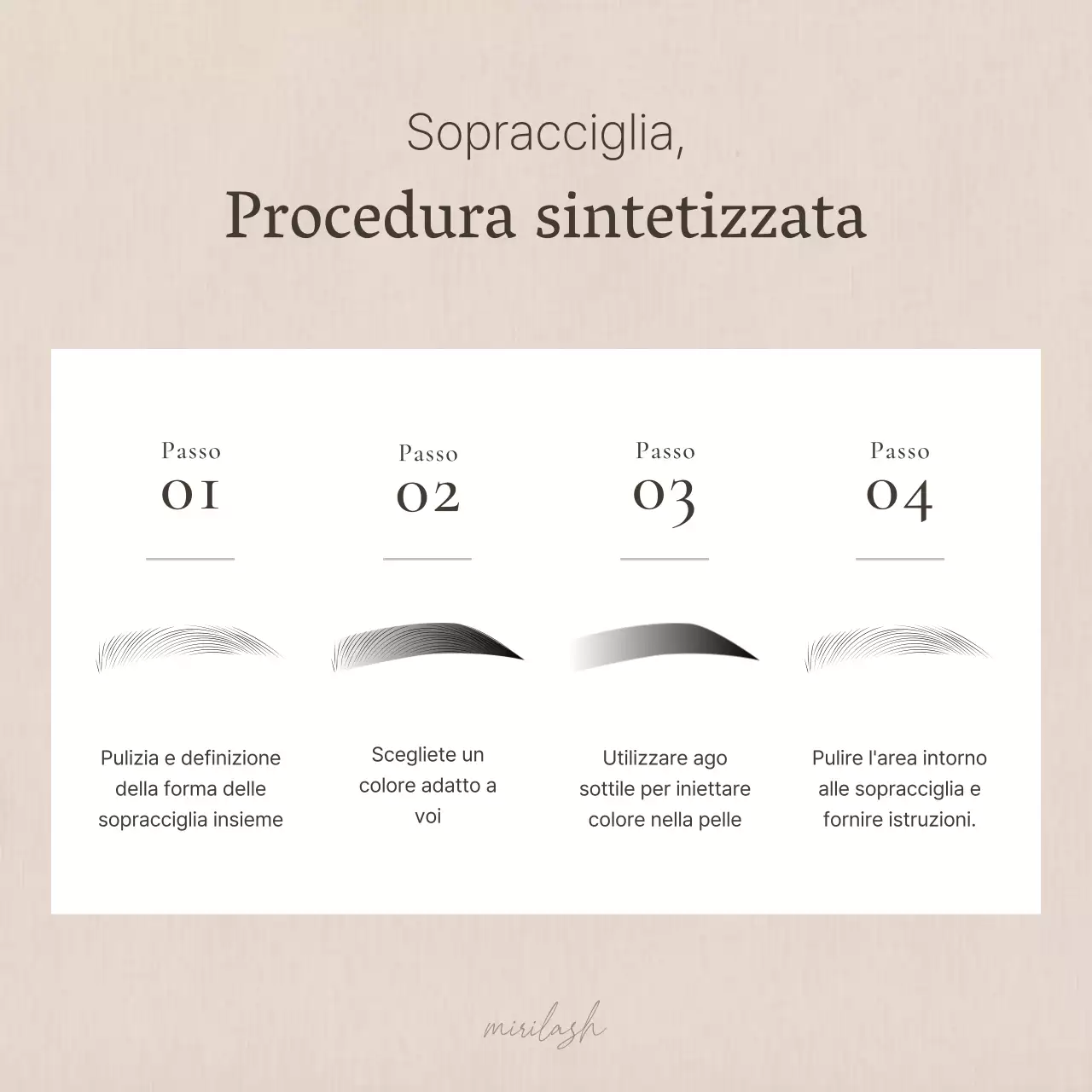 Promuovere la bellezza moderna delle ciglia nei colori marrone e beige