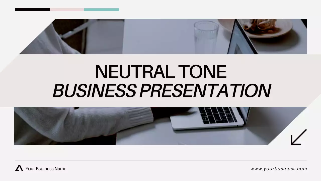 화이트 모던 비즈니스 프레젠테이션