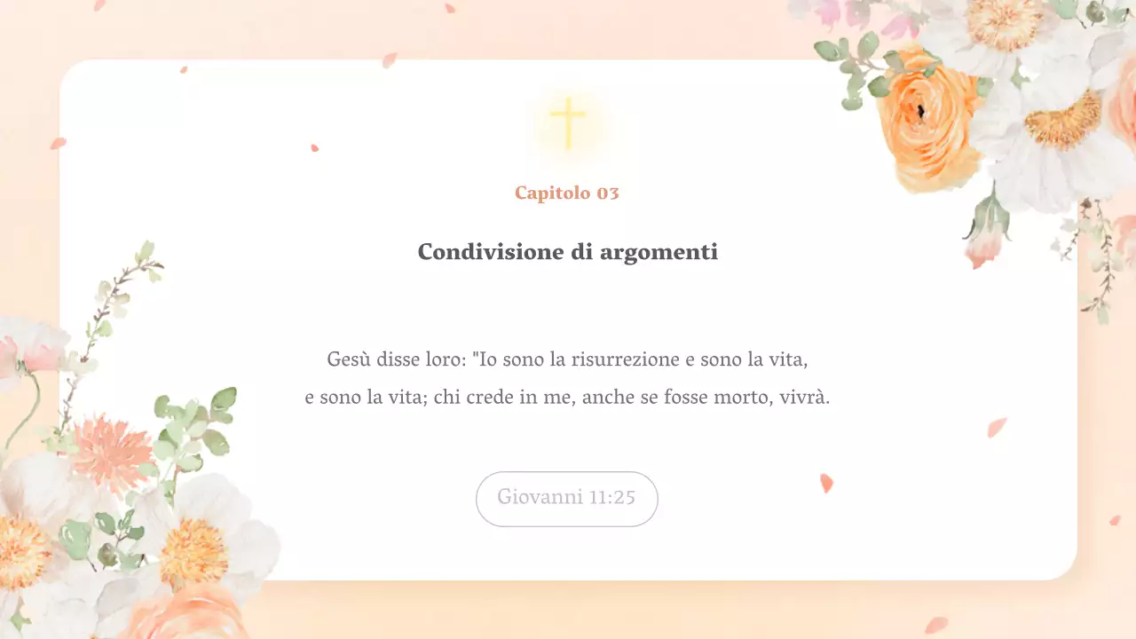 Una guida pasquale di tendenza con sfondo arancione