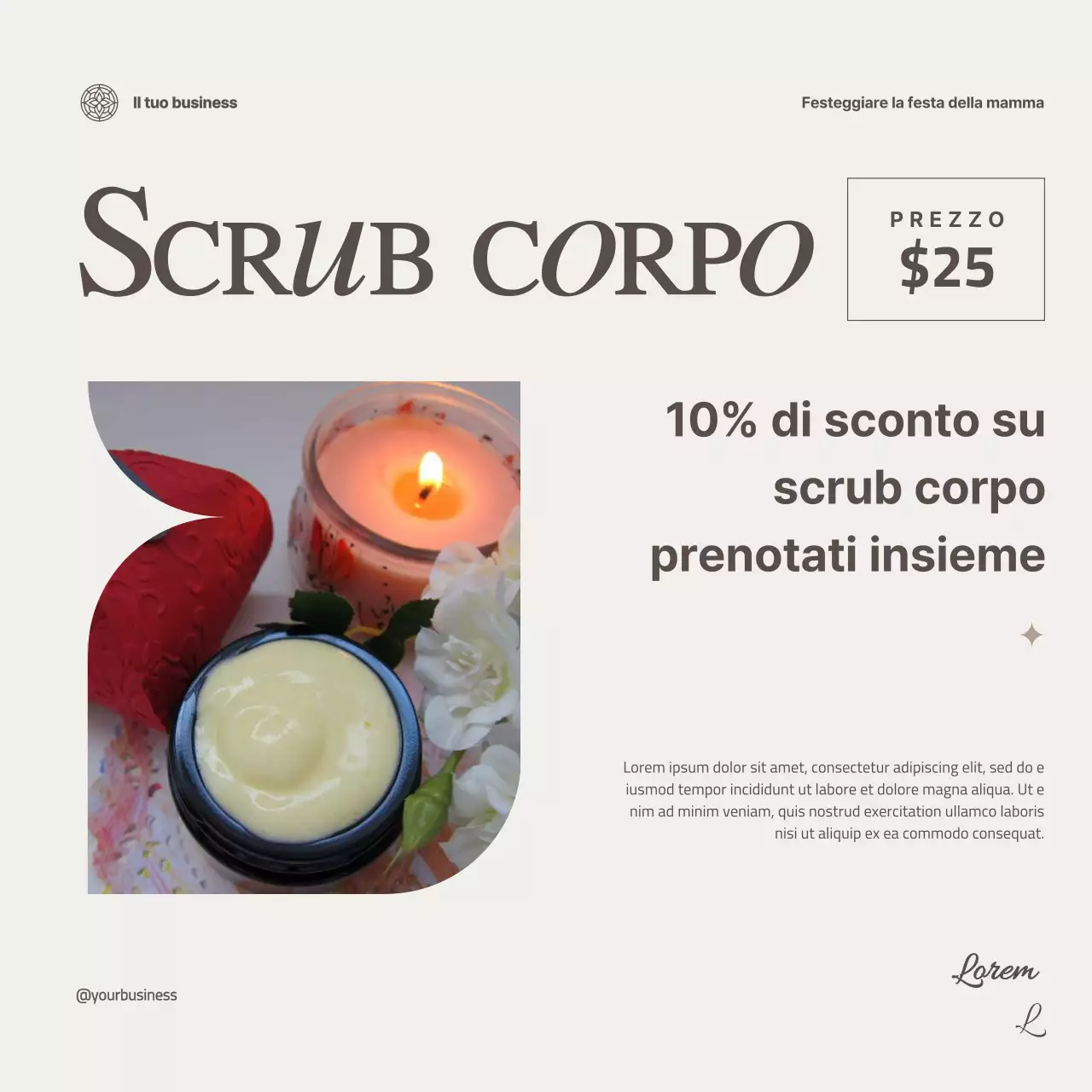 Collezione di trattamenti moderni Ivory per la celebrazione della festa della mamma