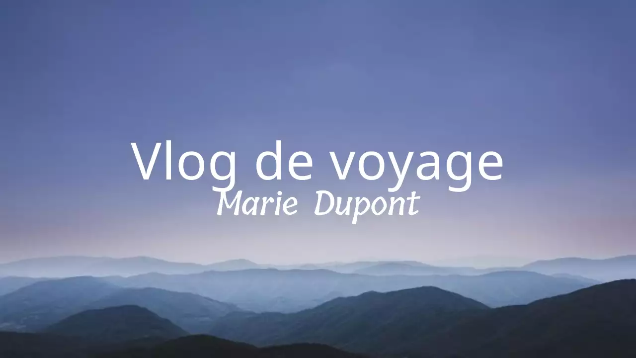 White and Blue Minimal Aesthetic Travel Vlog Promotion