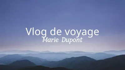 White and Blue Minimal Aesthetic Travel Vlog Promotion