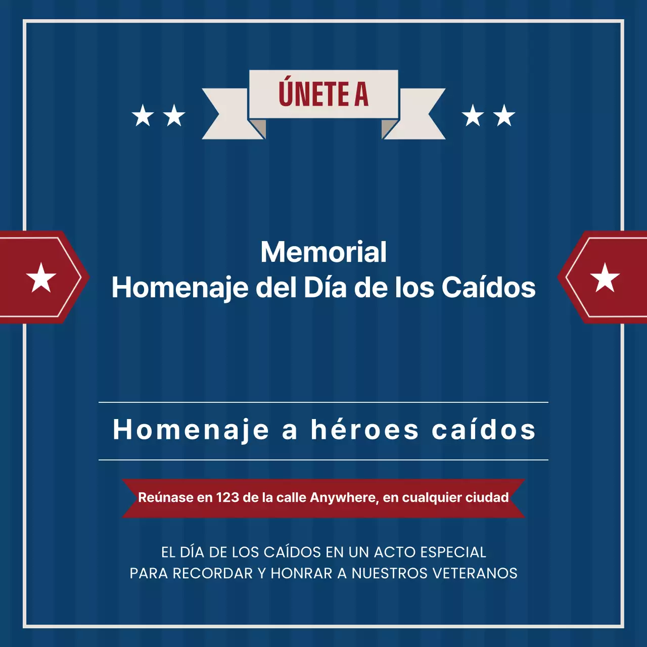 Elegante campaña del Día de la Recordación de la Armada