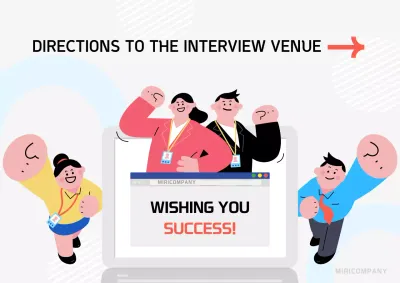 White Minimal Interview Guide Poster