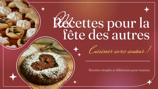 Cuisine moderne rouge et blanche pour la fête des mères Recette