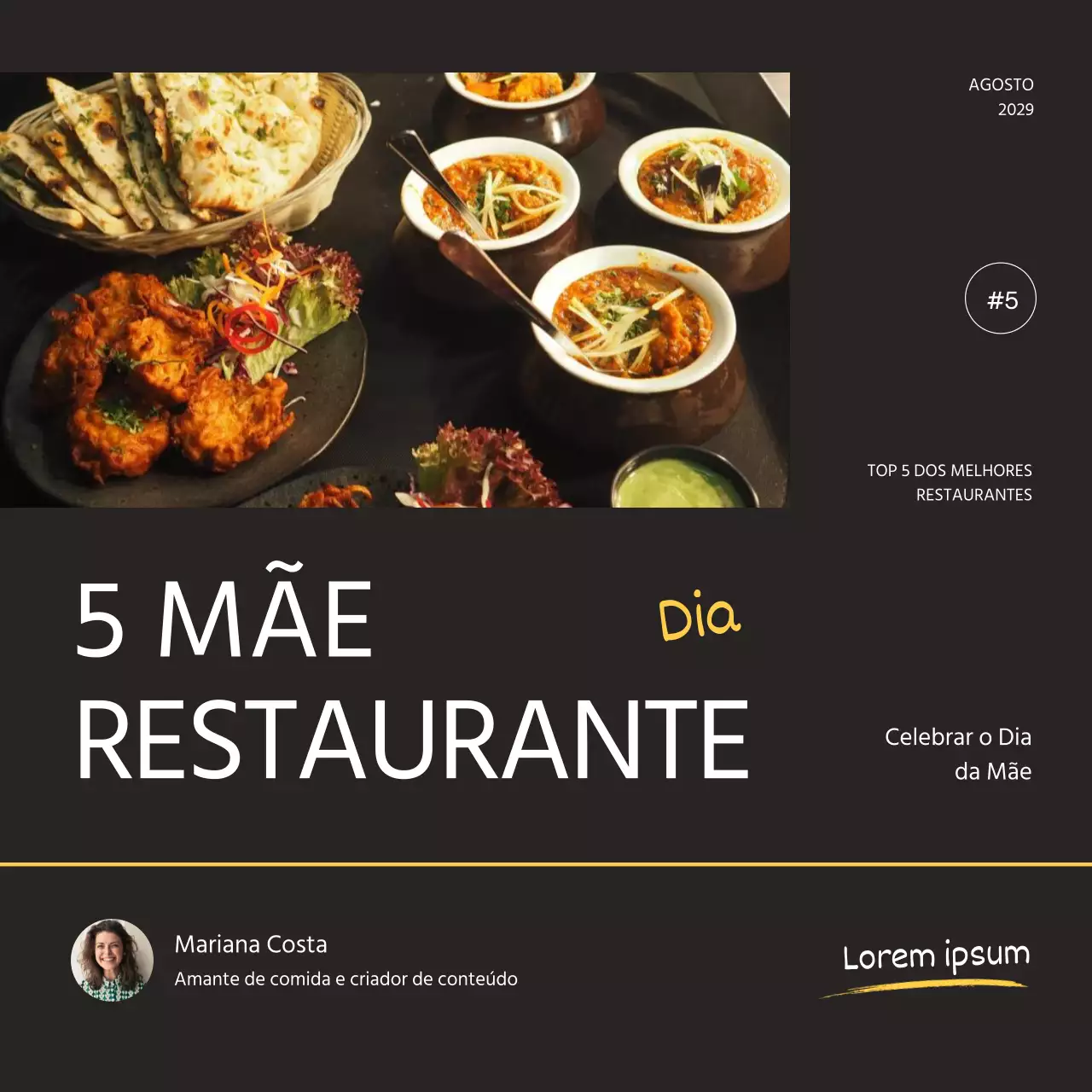 Guia de lugares para comer recomendados pela Black Modern para as celebrações do Dia da Mãe