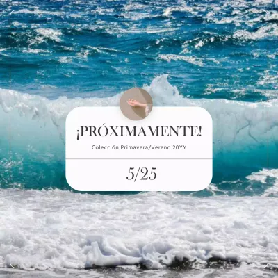 Promocione una sencilla suite de marketing en redes sociales de marca en azul.