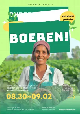 Maak reclame voor je boerenmarktevenement