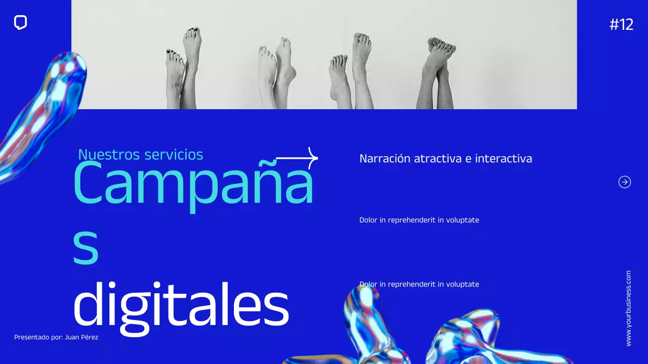 Blue Minimal Simple Perfil de empresa Presentación de la empresa