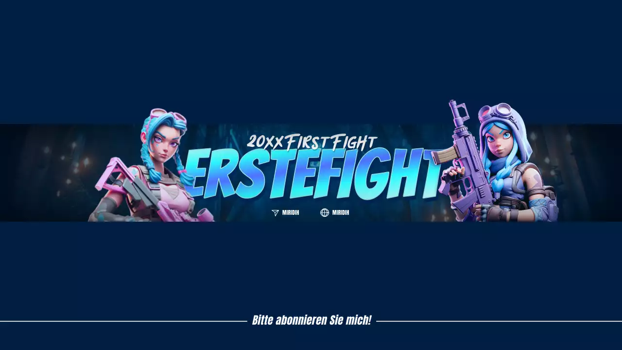 Förderung des Cyberpunk-Spielekanals von Blue und Bora