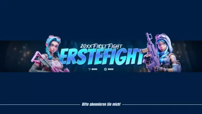 Förderung des Cyberpunk-Spielekanals von Blue und Bora