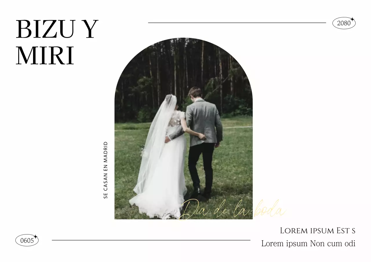 Pancartas de boda con clase