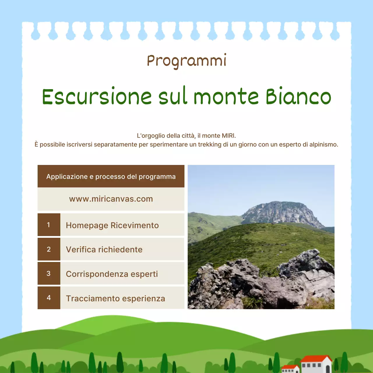 Promuovere semplici esperienze rurali in azzurro
