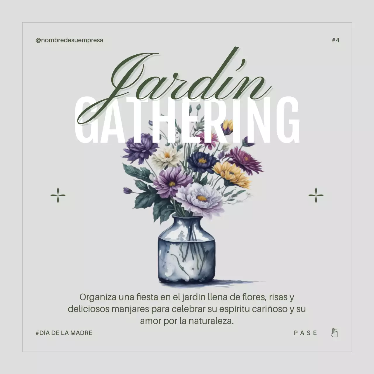 Green Minimal Simple Mother's Day Celebration Ideas Advestisement