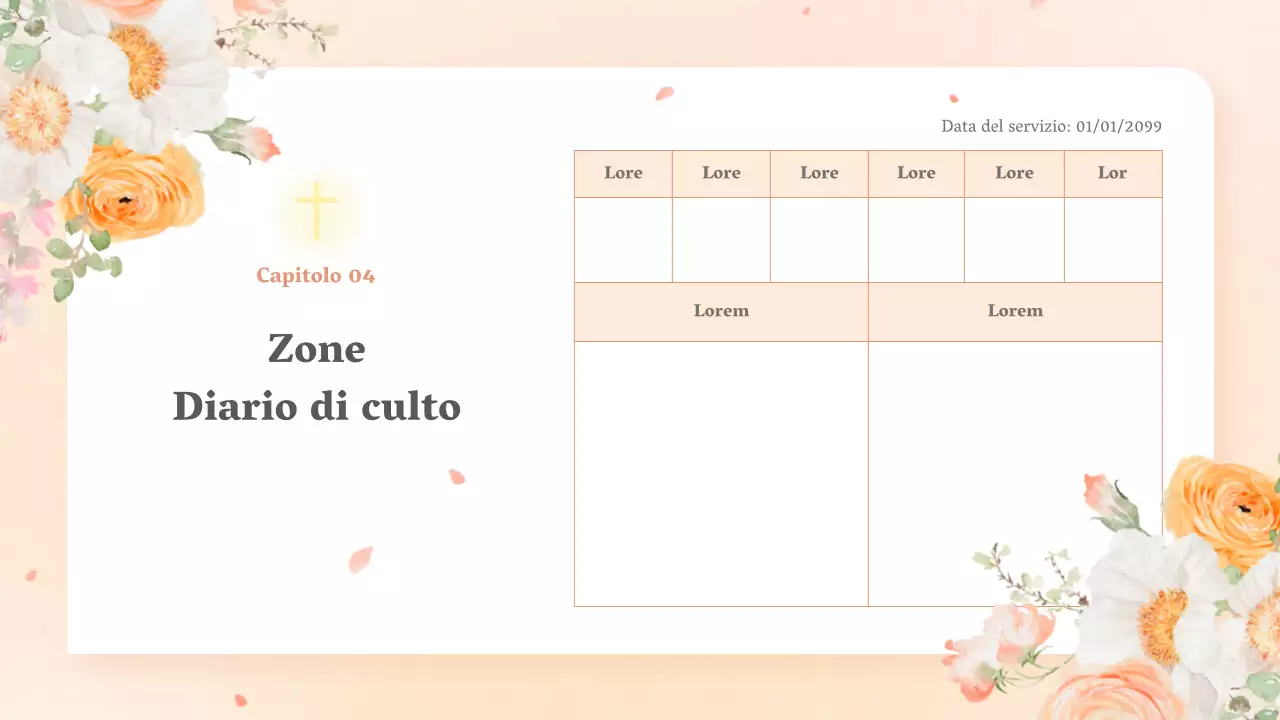 Una guida pasquale di tendenza con sfondo arancione