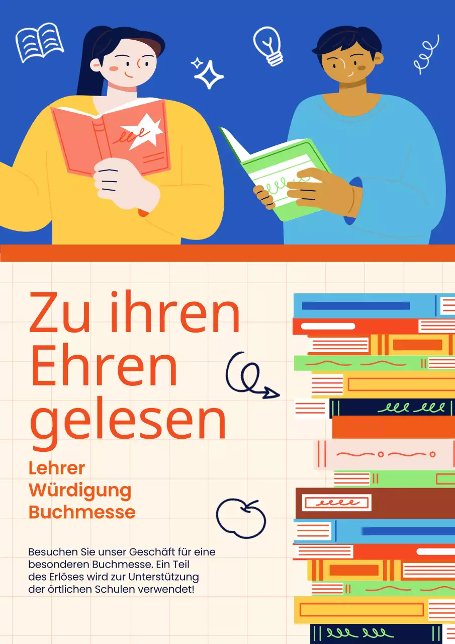 Werben Sie für Ihre Veranstaltung zum Teachers' Day Book Fair
