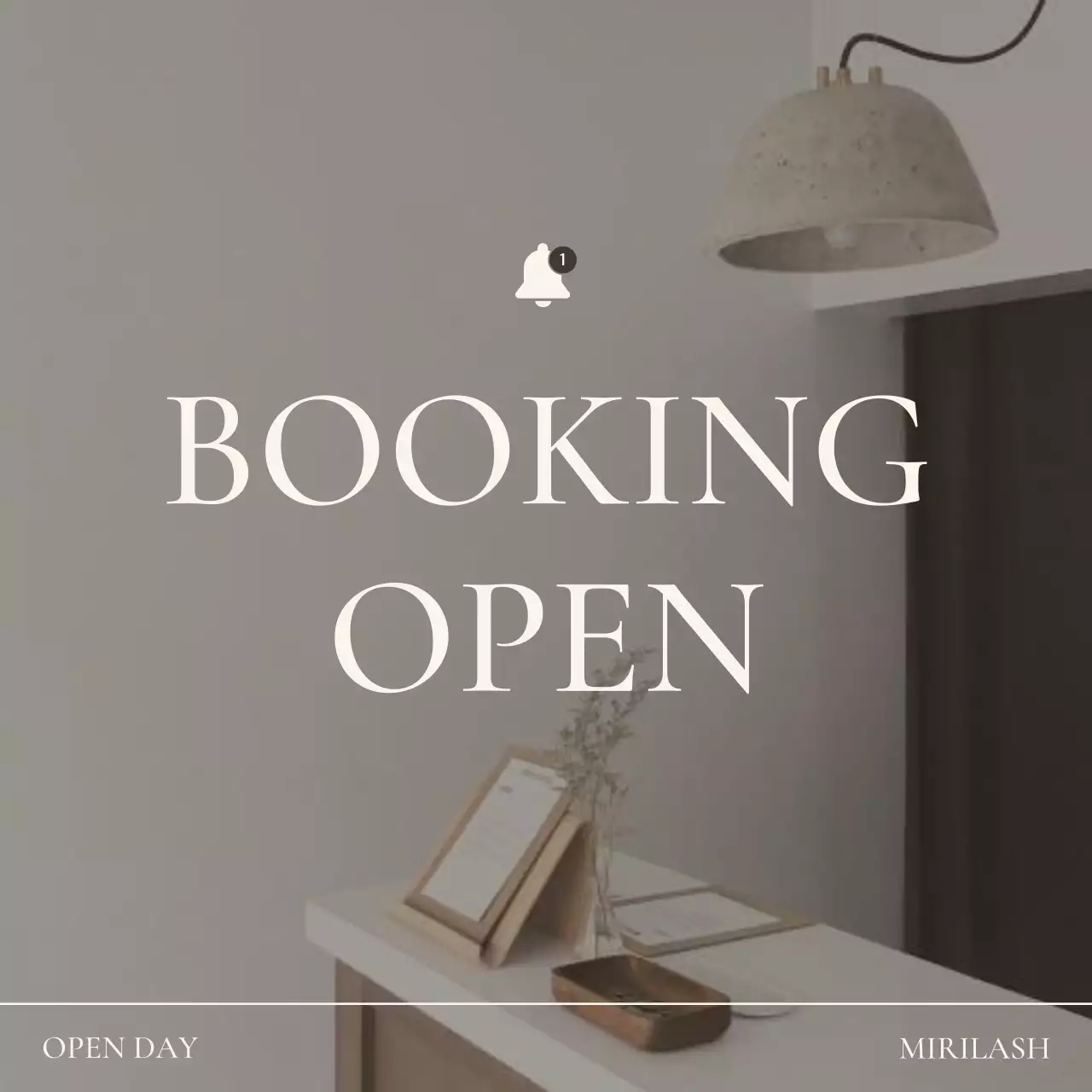 Khuyến mãi mở đặt phòng làm đẹp hợp thời trang màu nâu và màu be