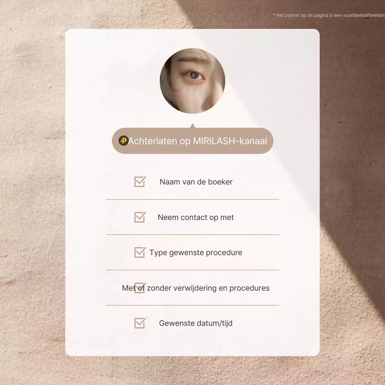 Bevorder moderne wimper schoonheid in bruin en beige