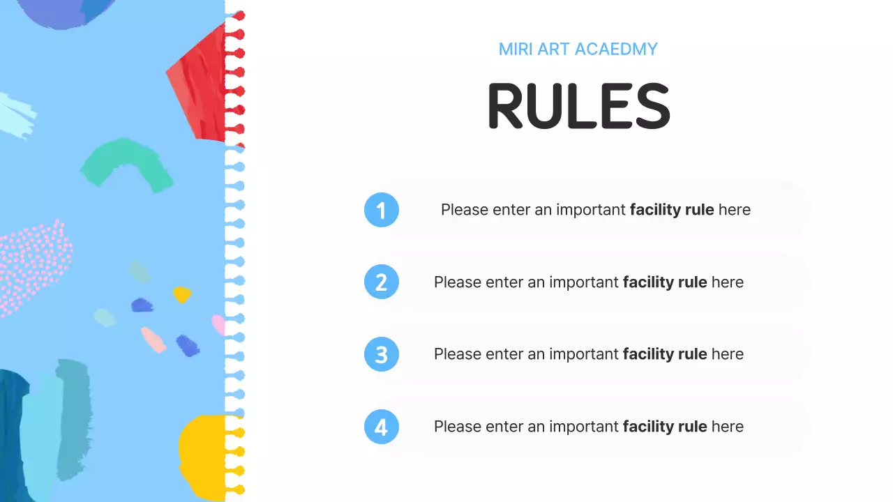 Colorful Creative Art Course Invitation Presentation