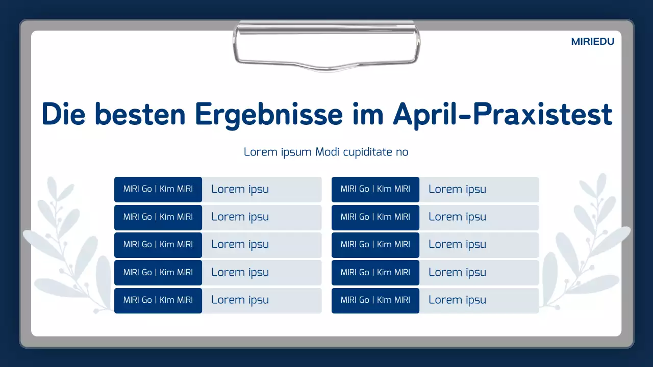 Marineblaue einfache Schulankündigung