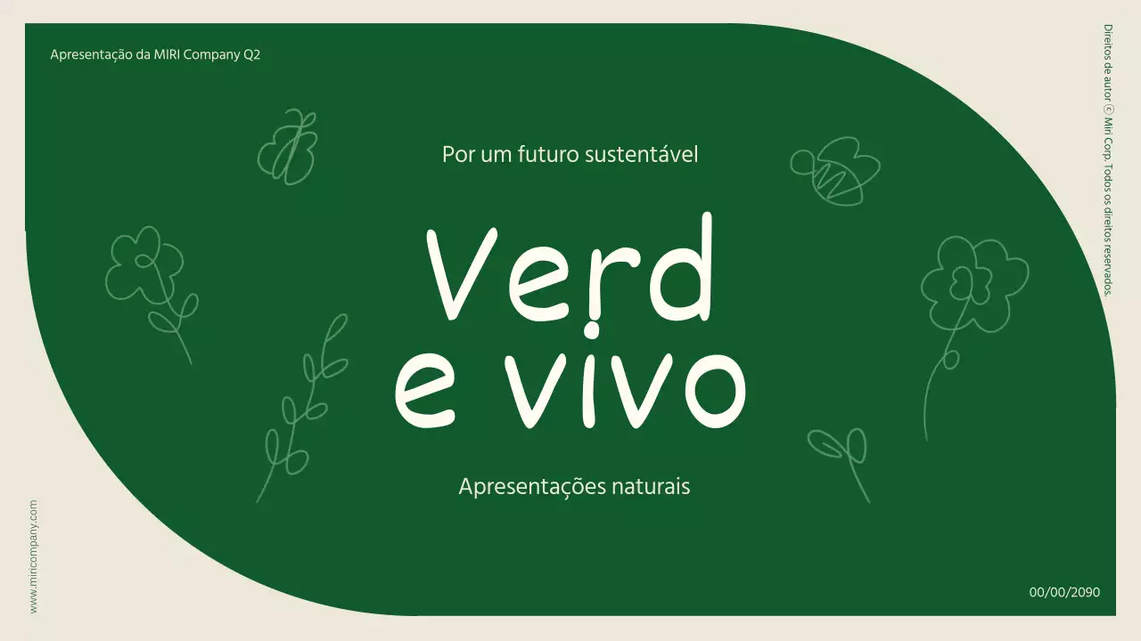 Um primário naturalista simples em verde e bege