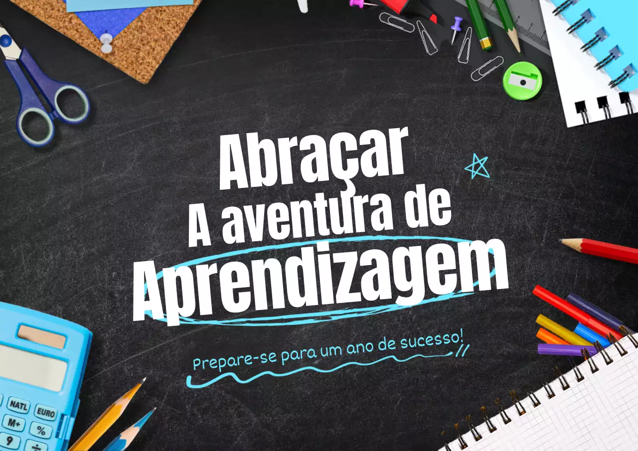 Campanha de regresso às aulas a preto e branco