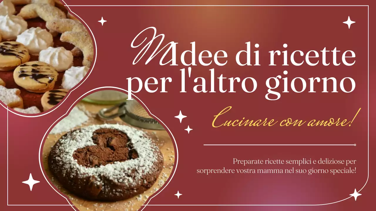 Cucina moderna bianca e rossa per la Festa della Mamma Ricetta