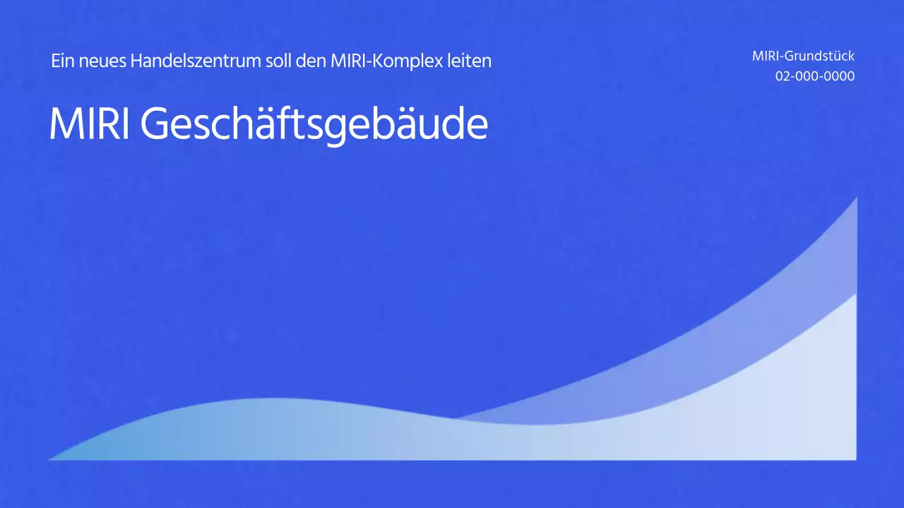 Ein einfaches Immobilienverzeichnis in Blau und Grau