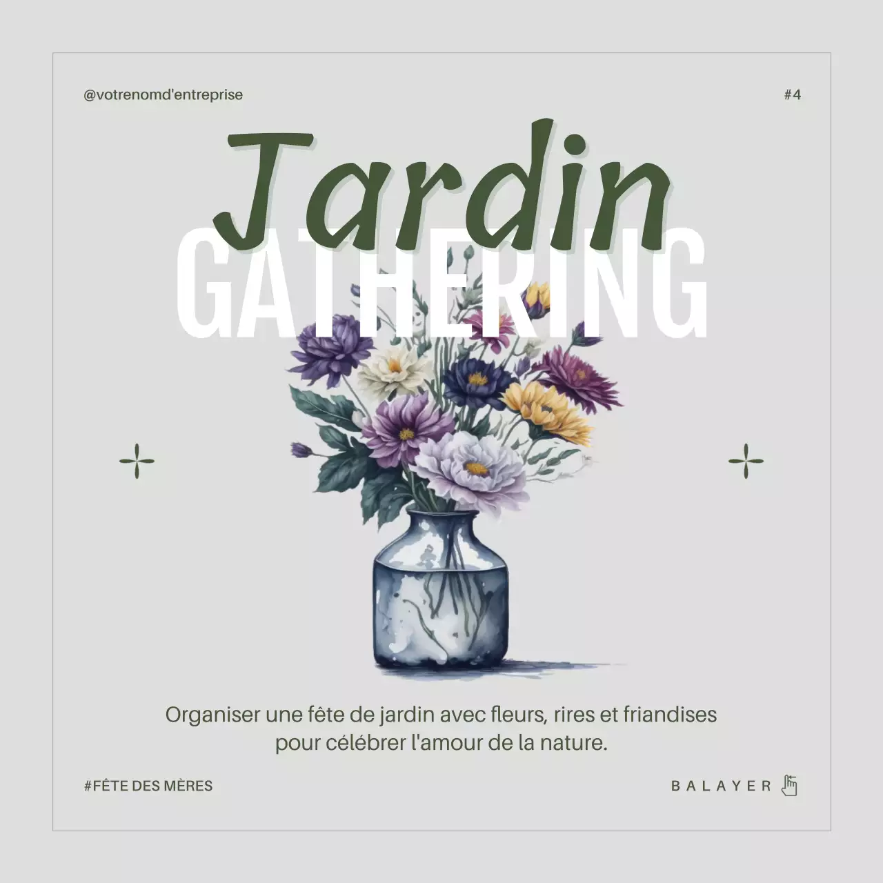 Idées simples et écologiques pour célébrer la fête des mères Advestisement