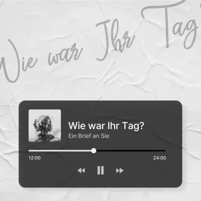 Ein minimalistischer, emotionaler Beitrag in Schwarz und Weiß