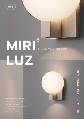 Promover una iluminación gris y moderna