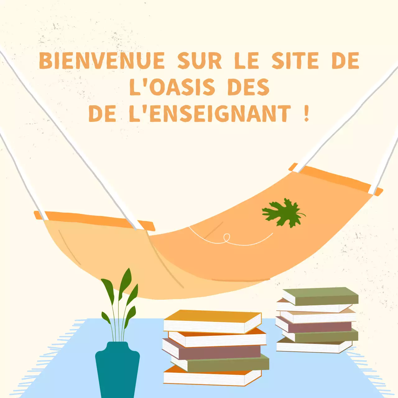 Jaune et orange Guide de l'enseignant moderne pour des vacances de printemps productives Introduction