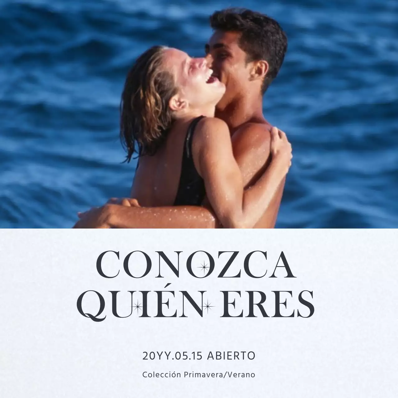 Promocione una sencilla suite de marketing en redes sociales de marca en azul.