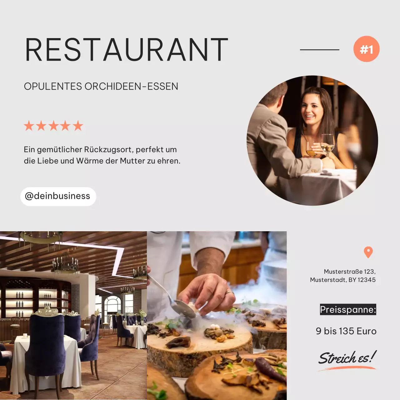 Black Modern Empfohlene Lokale für Muttertagsfeiern Leitfaden