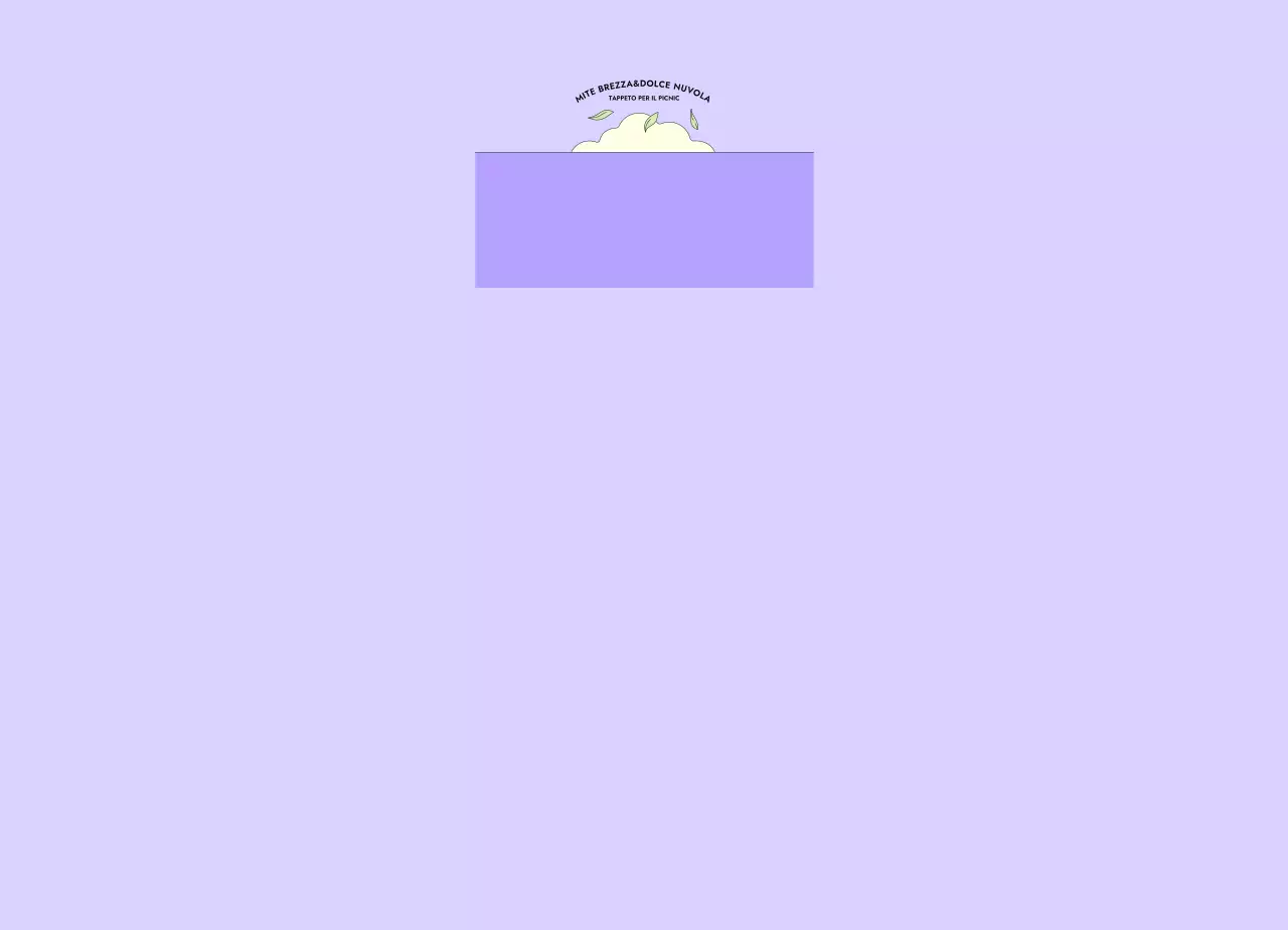 Un'illustrazione misteriosa di una mela d'oro che galleggia su un mare di nuvole.