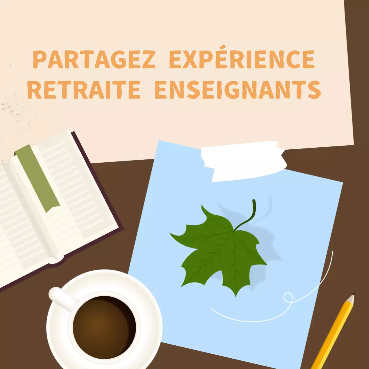 Jaune et orange Guide de l'enseignant moderne pour des vacances de printemps productives Introduction