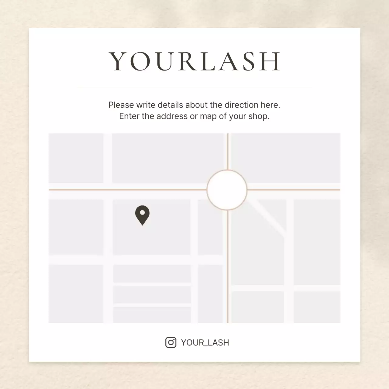 Promote modern eyelash beauty in browns and beiges