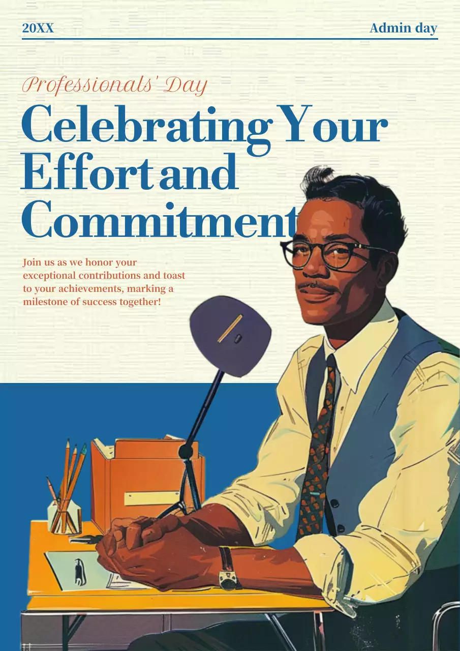 Green Vintage Celebration Announcement Poster