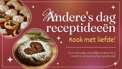 Rood en Wit Modern Koken voor Moederdag Recept