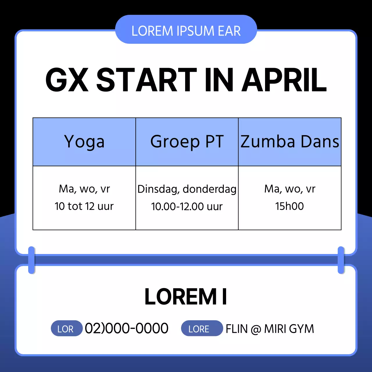 Een eenvoudige foamroller-handleiding voor vóór en na de training in blauw en zwart