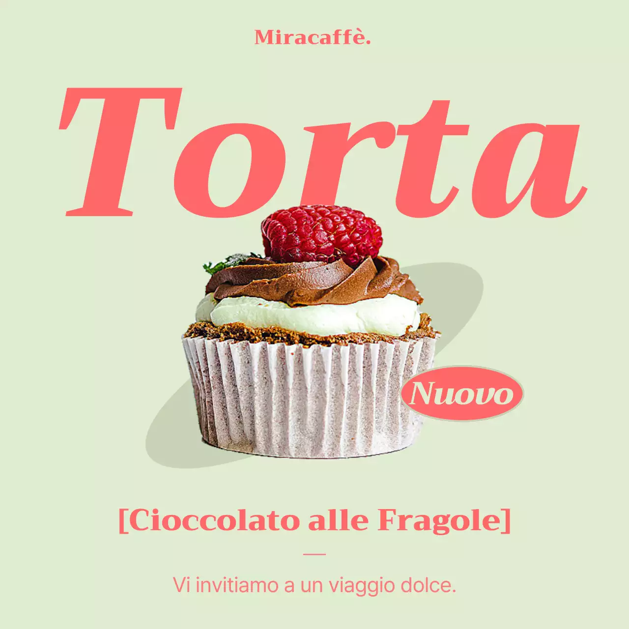 Promuovete un dessert kitsch da bar a base di menta e arancia.