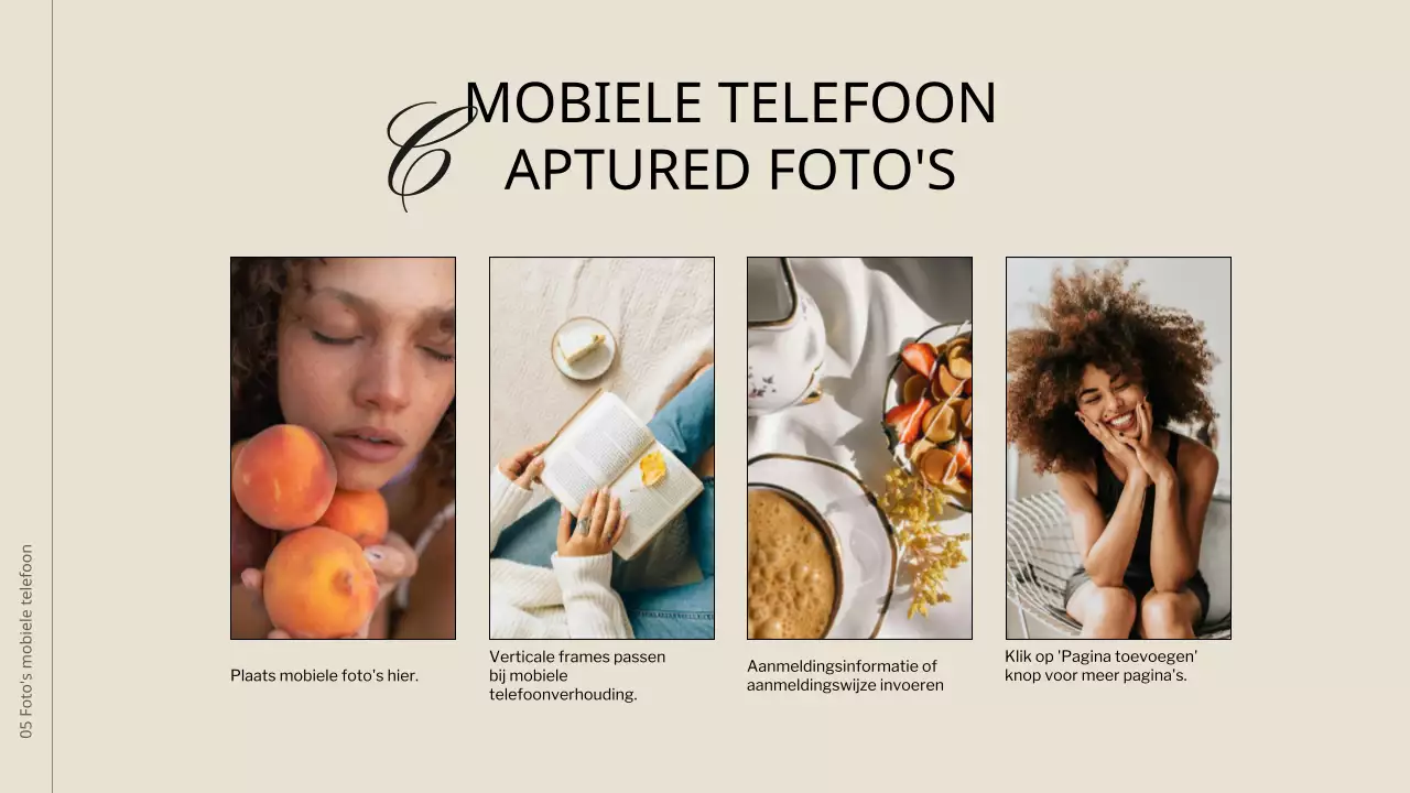 Ivoor Minimal Fotocollage Instructies