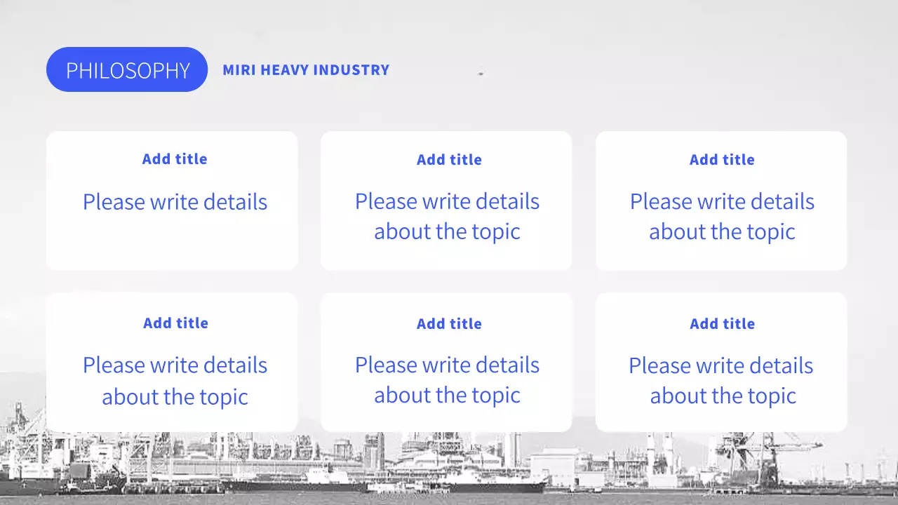 Blue Modern Industry Presentation