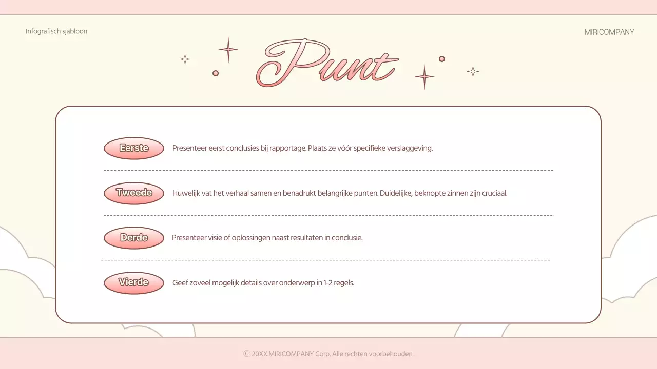 Zorg voor een kitscherige achtergrond in roze en ivoor Presentatie