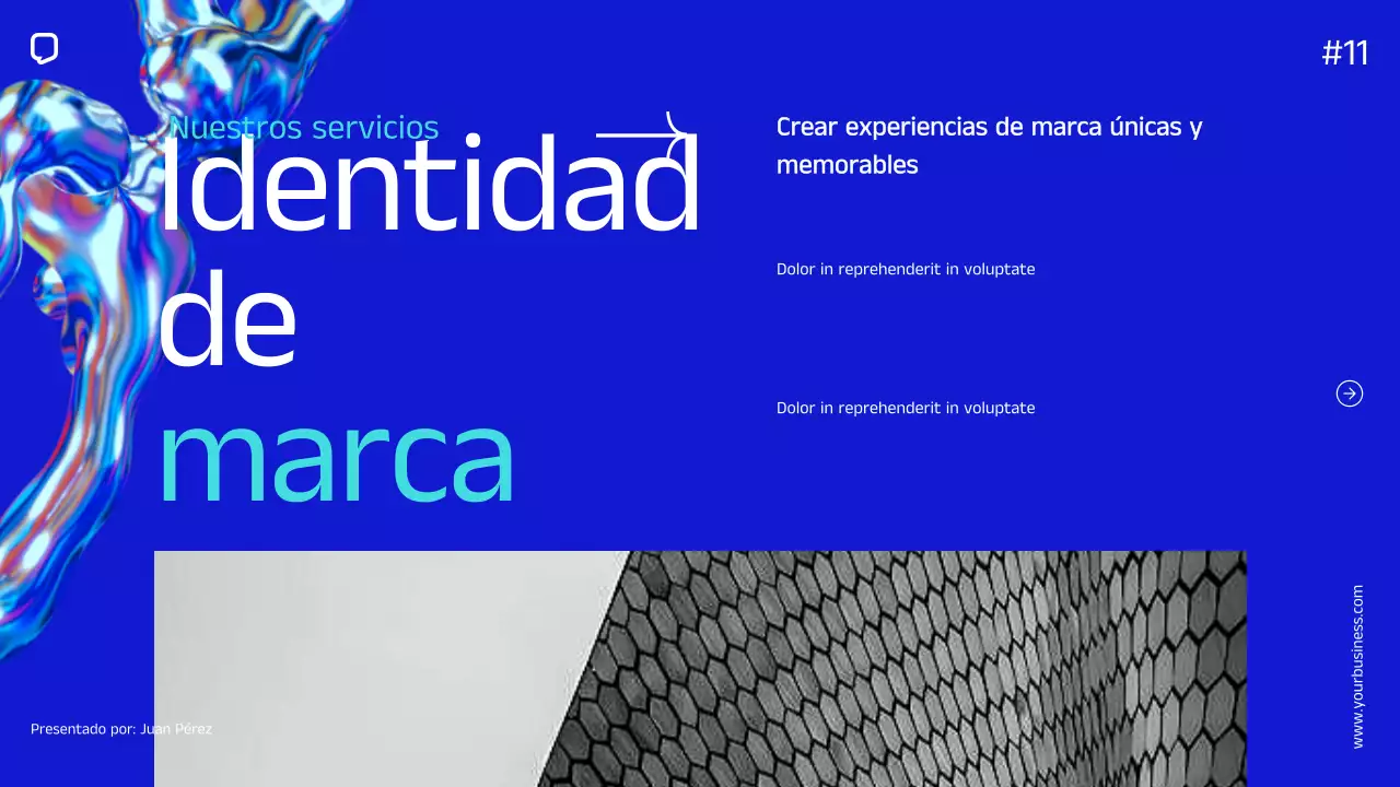 Blue Minimal Simple Perfil de empresa Presentación de la empresa