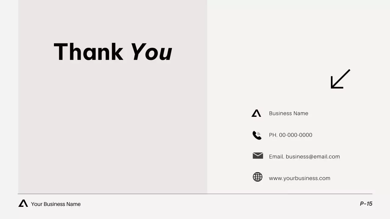 화이트 모던 비즈니스 프레젠테이션