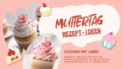 Rosa und Rot Modernes Kochen zum Muttertag Rezept