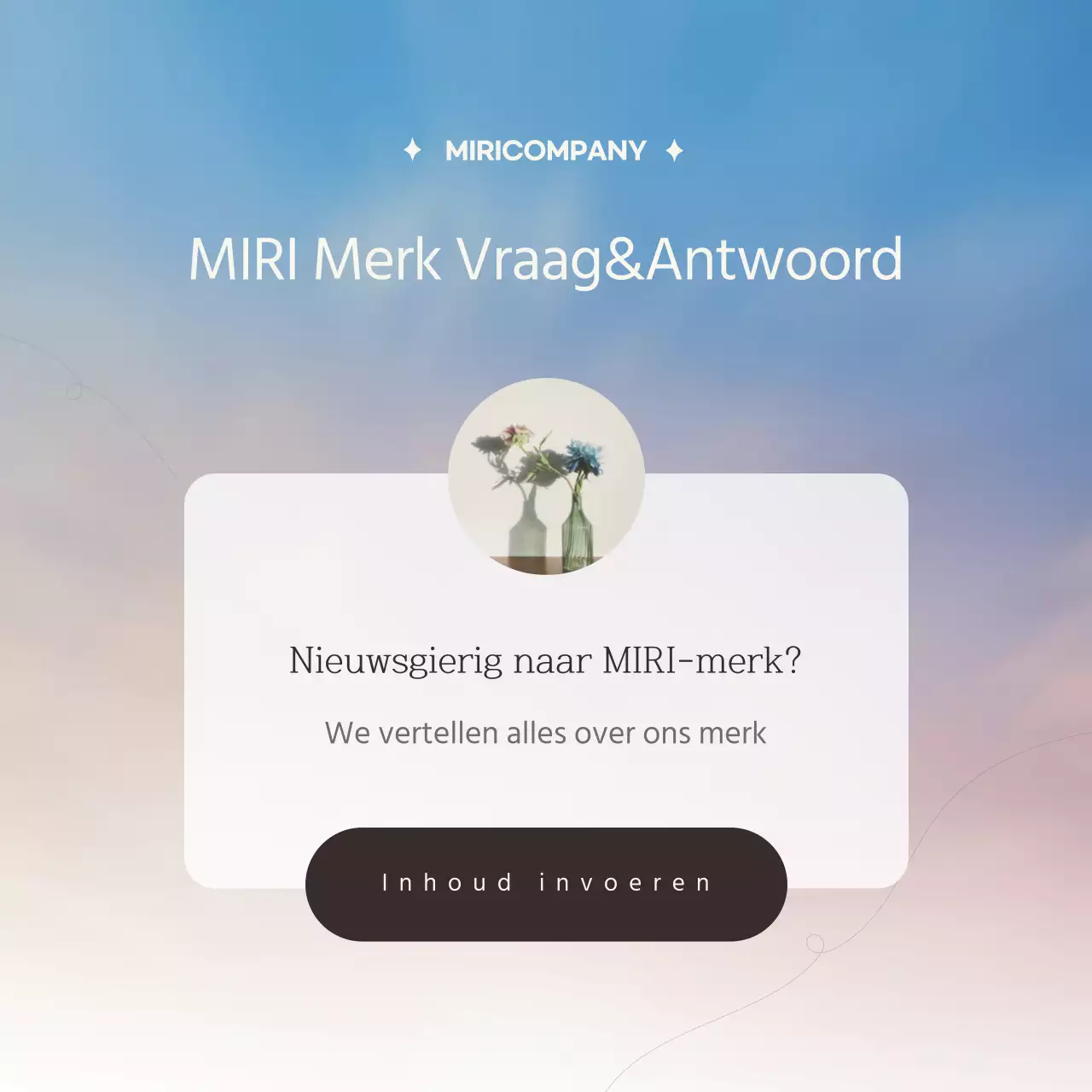 Promoot de marketing van je merk met een eenvoudige zonsondergang in beige